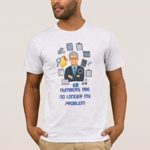 T-shirt voor Gepensioneerde Accountant Fun cadeau