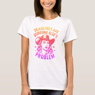 T-shirt voor gepensioneerde office manager Kado vo