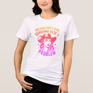 T-shirt voor gepensioneerde office manager Kado vo