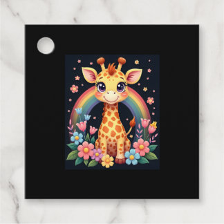 T-shirt voor giraffe liefhebbers bedankjes labels