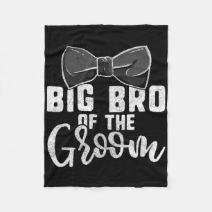 T-shirt voor grote broer van de bruidegom voor man fleece deken