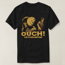 T-shirt voor gymleraar bootcamp OUCH!