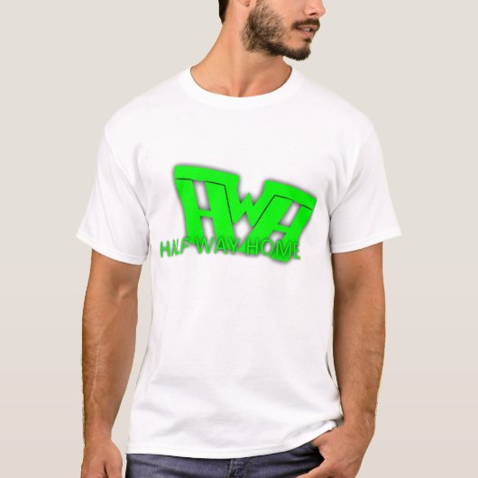 T-shirt voor halfweg thuisgloed (Voorkant)
