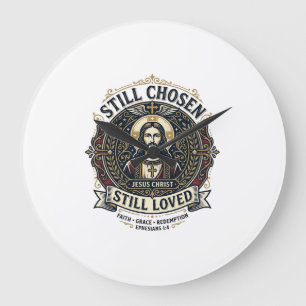 T-shirt voor herstel na echtscheiding Jezus Christ Grote Klok