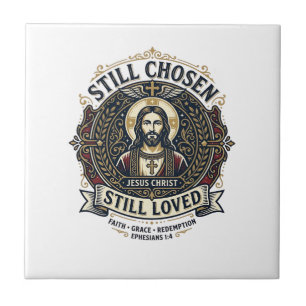 T-shirt voor herstel na echtscheiding Jezus Christ Tegeltje