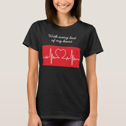 T-shirt voor het hart (Voorkant)