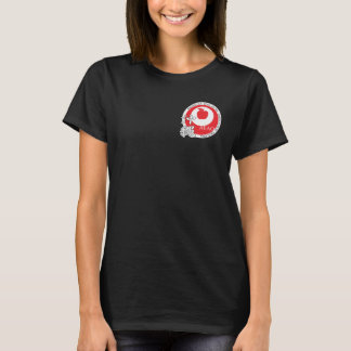 T-shirt voor het roodonderwijs (zwart voor vrouwen