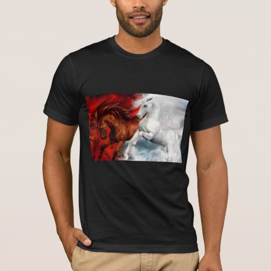 T-shirt voor het T-shirt voor de lucht- en brandpa (Voorkant)