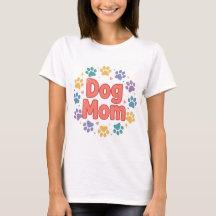 T-shirt voor hondenmoeders