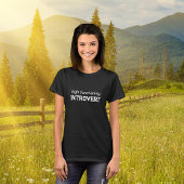 T-shirt voor hoogfunctionerende introvert
