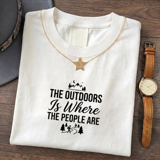 T-shirt voor introverte natuurminnaars
