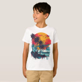 T-shirt voor jongens (Voorkant volledig)