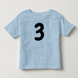 T-shirt voor jongens, leeftijd 3, blauw