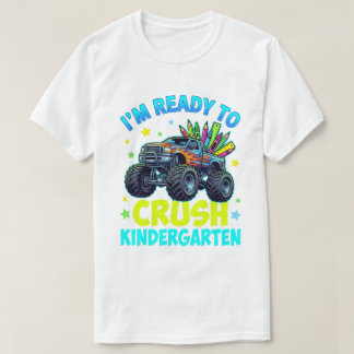 T-shirt voor jongens voor de eerste dag van de kle