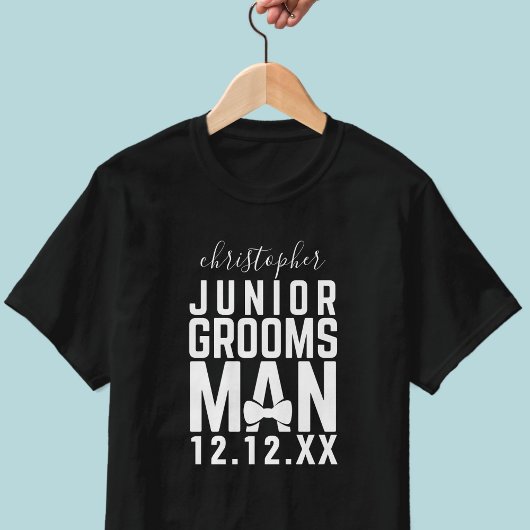 T-shirt voor junior bruidsjonker trouw bruidsmeisj