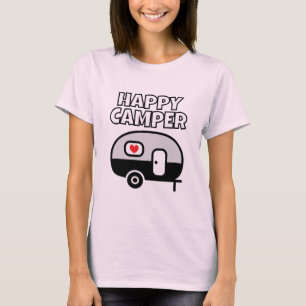 T-shirt voor kampeerliefhebbers