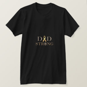 T-shirt voor kankerbewustzijn voor vaders – Sterke