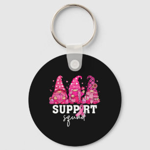 T-shirt voor kankerbewustzijn voor vrouwen Gnomes  Sleutelhanger