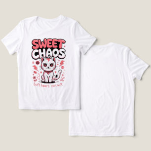 T-shirt voor kattenliefhebbers met de leus Sweet C