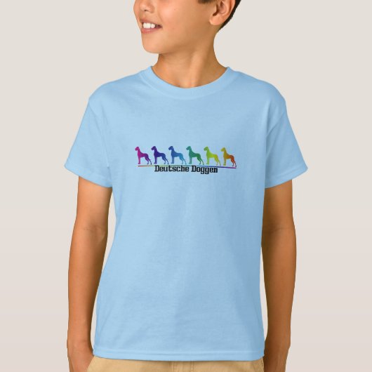 T-shirt voor kinderen Duitse Doggen (Voorkant)