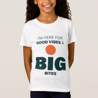 T-shirt voor kinderen met goede vibes en grote hap