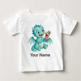T-shirt voor kinderen met op maat gemaakte naam Ba