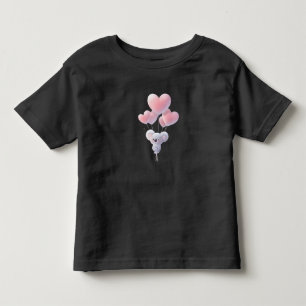 T-shirt voor kinderen met teddybeer en ballon