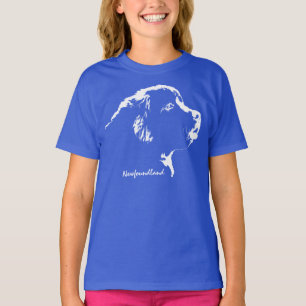 T-shirt voor kinderen Newfoundland honden Organic