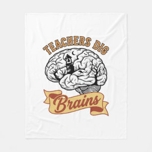 T-shirt voor leraren Halloween Vintage gegraveerde Fleece Deken