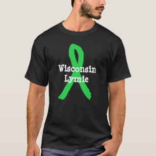 T-shirt voor Lyme-bewustzijn voor Wisconsin Lymie