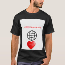 T-shirt voor mannen met de tekst 'Kies altijd voor