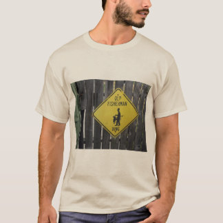 T-shirt voor mannen met Old Fishermen Crossing-ont