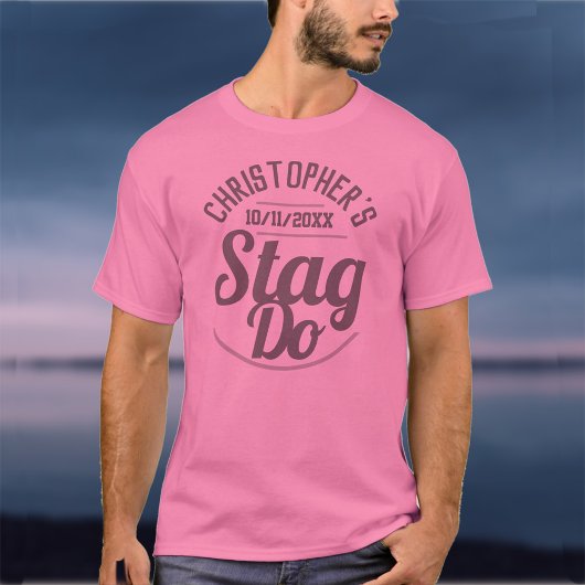T-shirt voor mannen voor vrijgezellenfeest
