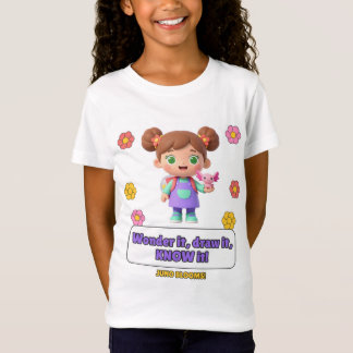 T-shirt voor meisjes kunstenaar wetenschapper - vr