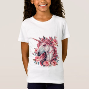 T-shirt voor meisjes met eenhoorn