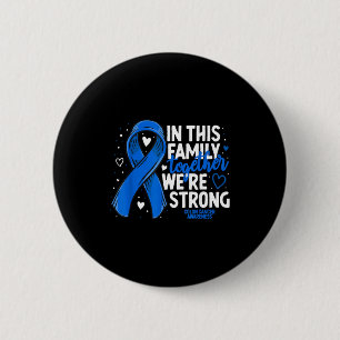 T-shirt voor ondersteuning bij colorectale kanker  ronde button 5,7 cm