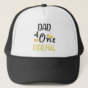 T-shirt voor papa van MR Onederful grappige 1e ver Trucker Pet