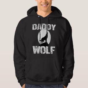 T-shirt voor papa wolf, bijpassende familiestam wo