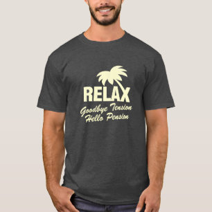 T-shirt voor pensioen Vaarwel spanning hallo pensi