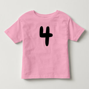 T-shirt voor peuter van 4 jaar