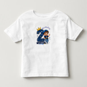 T-shirt voor peuterjongens voor 2e verjaardag jong