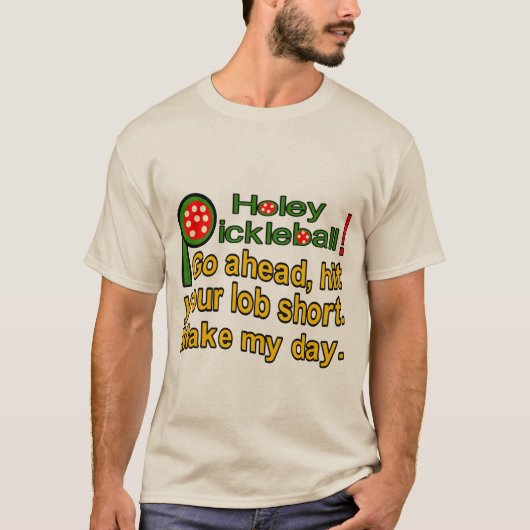 T-shirt voor pickleball spelers (Voorkant)