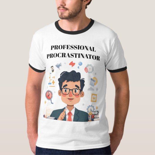 T-shirt voor professionele uitsteller (Voorkant)