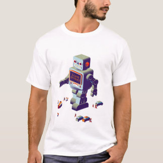 t-shirt voor robotinvasie