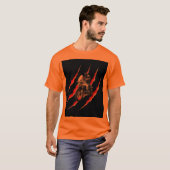 T-shirt voor ruiters (Voorkant volledig)