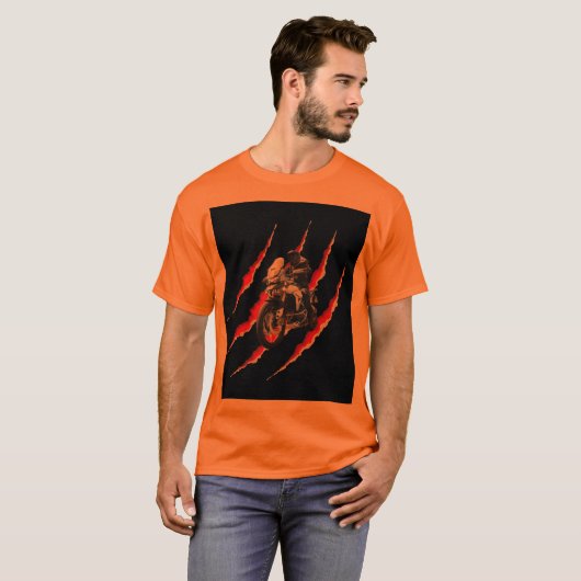 T-shirt voor ruiters (Voorkant volledig)