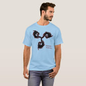 T-shirt voor slingerkleuren (Voorkant volledig)