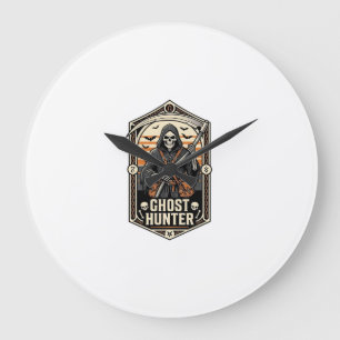 T-shirt voor spookenjagers vintage Reaper Hallowee Grote Klok