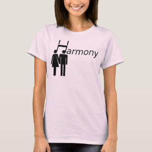 T-shirt voor stel in harmonie