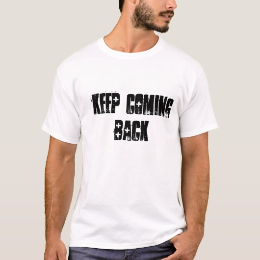 T-shirt voor terugkomst behouden (Voorkant)